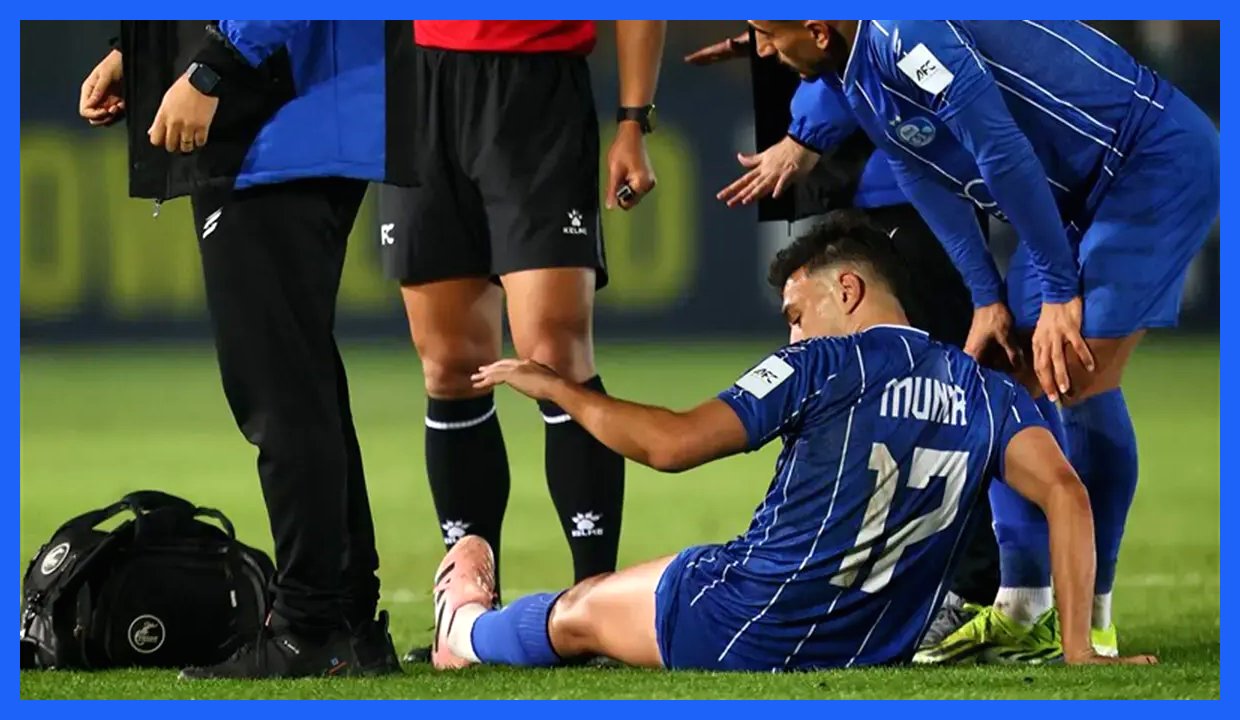 مصدومیت شدید هافبک مراکشی استقلال؛ منیر الحدادی به بیمارستان منتقل شد