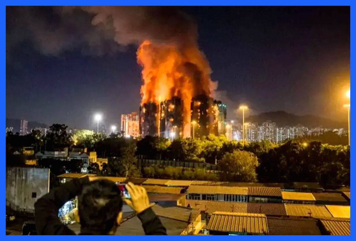 آتش‌سوزی مرگبار در هنگ کنگ؛ بیش از ۳۲۰ قربانی و مفقود شده‌اند