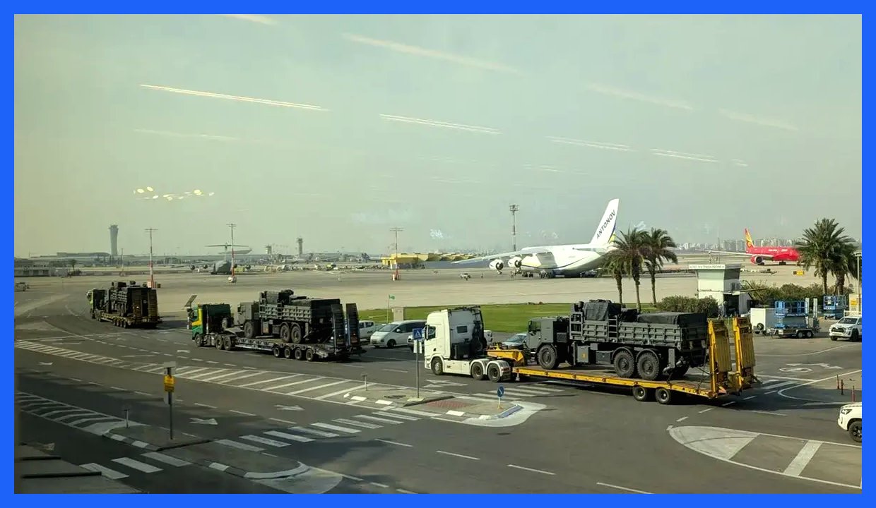 ورود هواپیمای باری حامل تجهیزات نظامی آمریکایی از مبدأ امارات به فرودگاه بن گوریون
