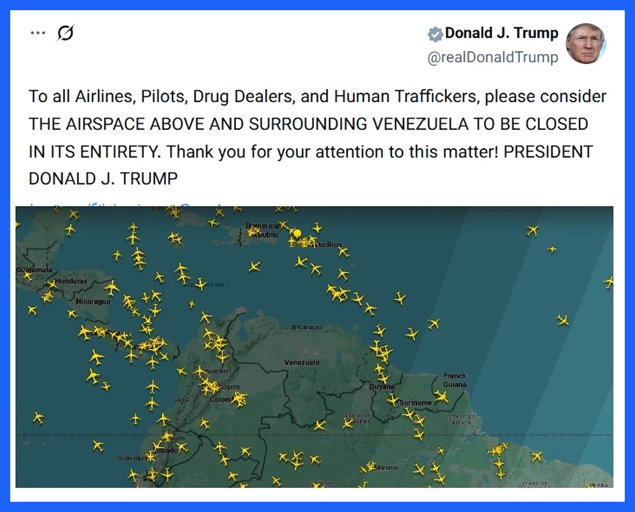 ونزوئلا در محاصره هوایی توییتری ترامپ  / شمارش معکوس برای حمله / 4 احتمال برای آینده