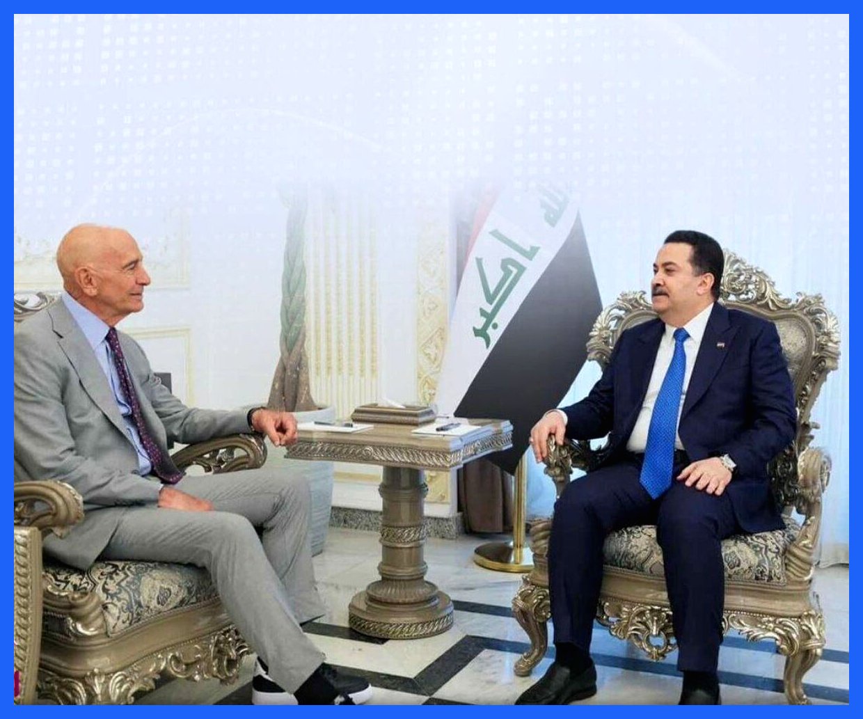 دیدار و رایزنی نخست وزیر عراق و فرستاده آمریکا در امور سوریه