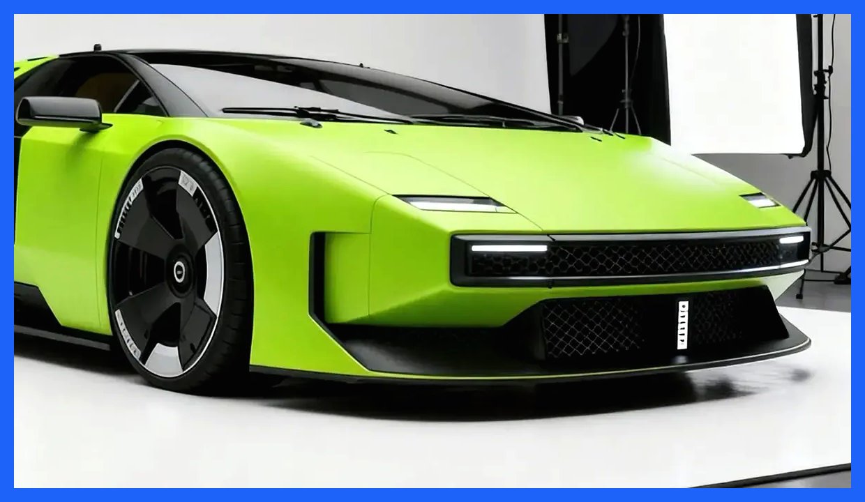 سایبر کانتاش؛ لامبورگینی تحت تاثیر سایبرتراک تسلا! (تصاویر)