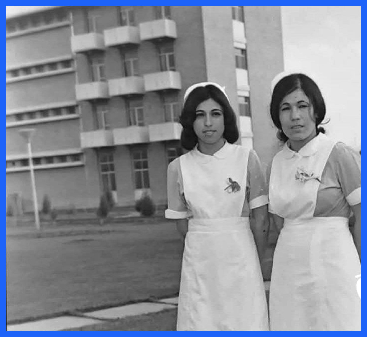 خوابگاه پرستاران در بیمارستان دویست تختخوابی کرمانشاه، سال ۱۳۵۵ (عکس)