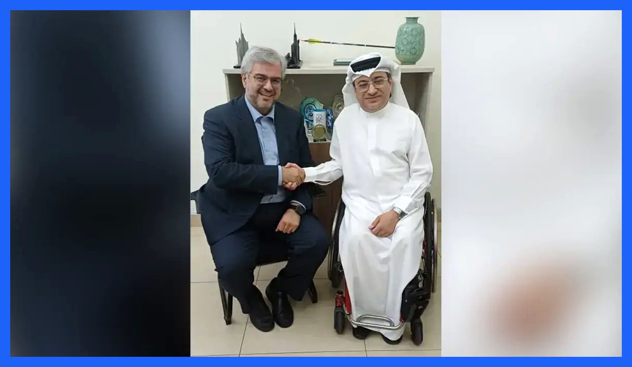 نشست سرکنسول ایران در دبی با رئیس پارالمپیک آسیا؛ تلاش برای تسهیل حضور کاروان ورزشی ایران در پاراآسیایی جوانان ۲۰۲۵