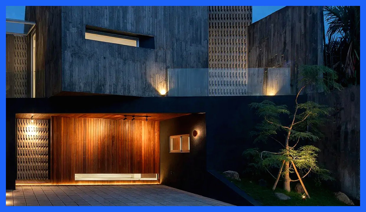 خانه‌ای با ۱۰ درجه کج‌روی! (+تصاویر)