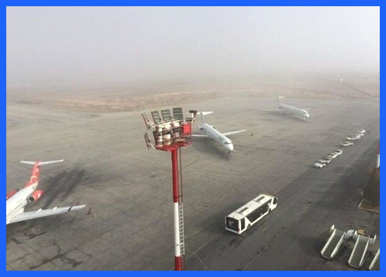 تأخیر و لغو ۷ پرواز در فرودگاه اهواز به خاطر مه غلیظ