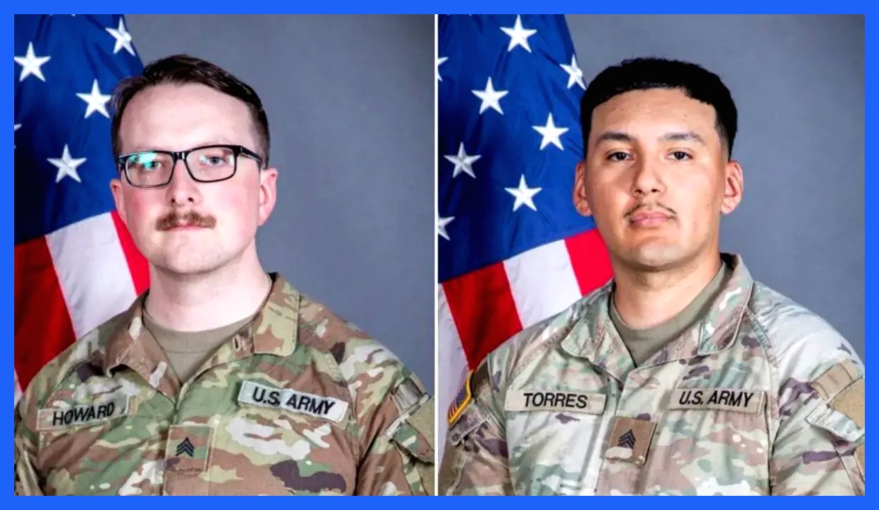 انتشار رسمی تصاویر دو نظامی آمریکایی جان باخته در حادثه اخیر سوریه