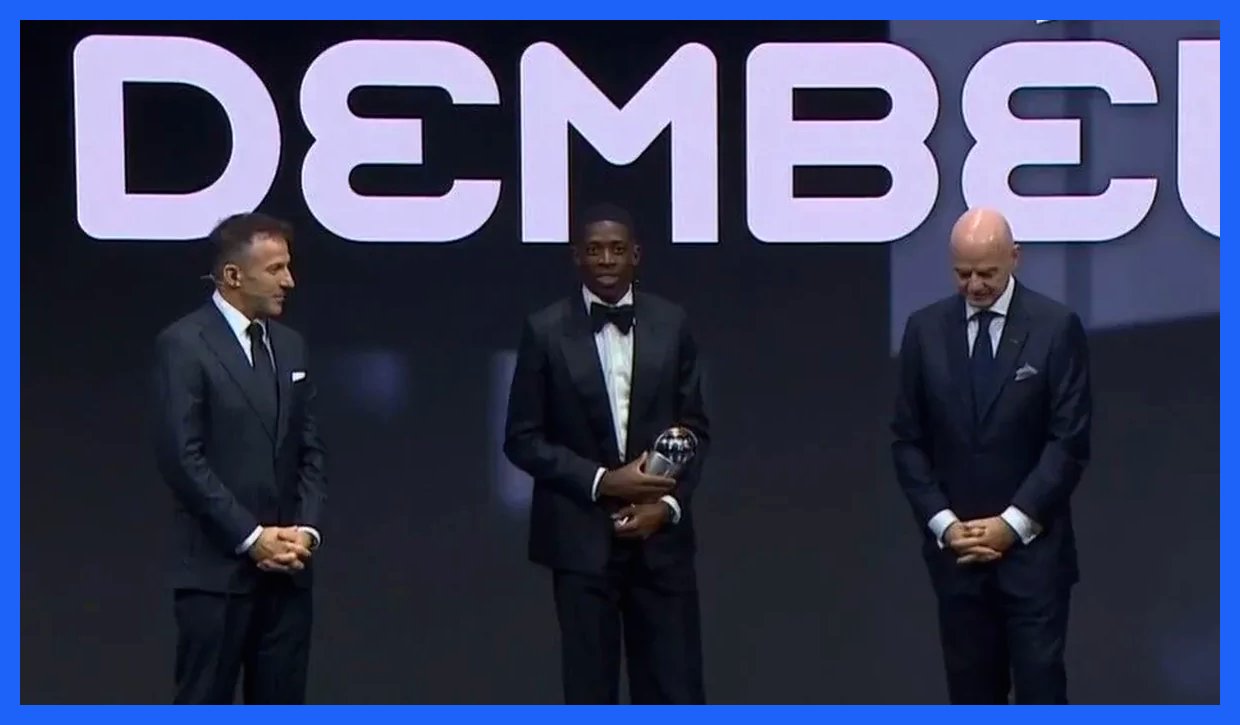 دمبله، بهترین بازیکن فوتبال جهان در سال گردید!