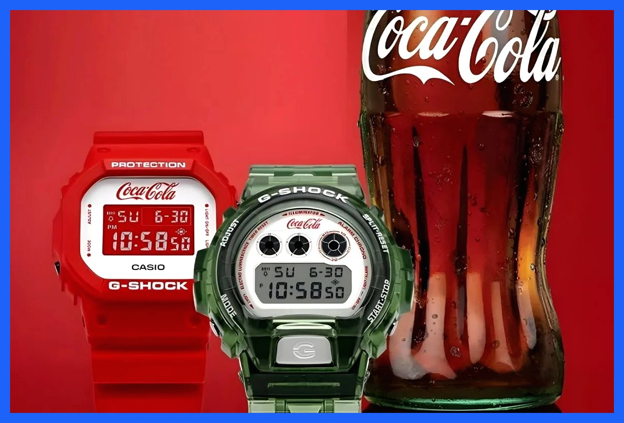 ساعت کاسیو: ترکیبی از نوستالژی و استحکام با طعم کوکاکولا