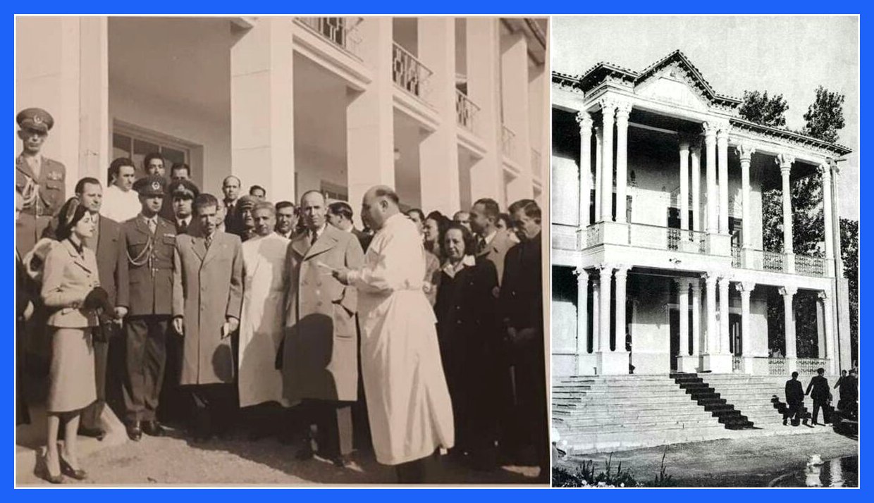 افتتاح آسایشگاه سل شاه‌آباد در کاخ دارآباد در سال ۱۳۱۶ (عکس)