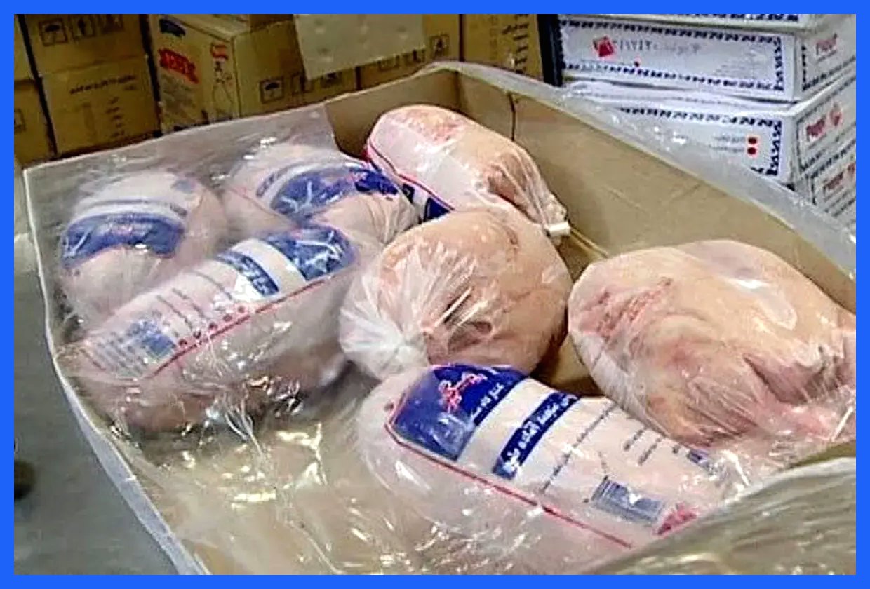 مرغ منجمد به قیمت ۱۰۰ هزار تومان در دسترس قرار گرفت