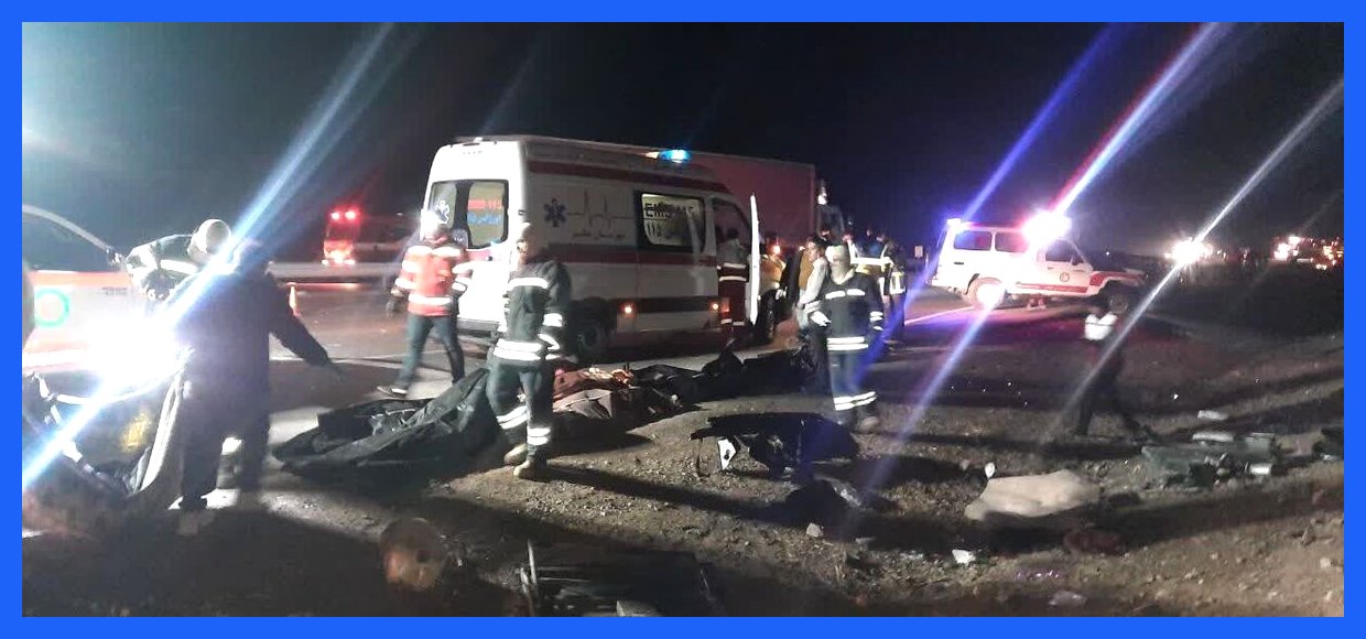 شناسایی هویت ۹ قربانی حادثه واژگونی اتوبوس در جاده اصفهان-نطنز
