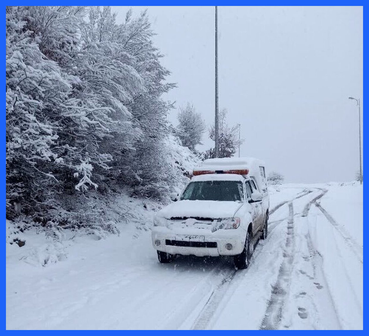 بسته شدن ۴۳ جاده روستایی در مازندران به خاطر بارش برف
