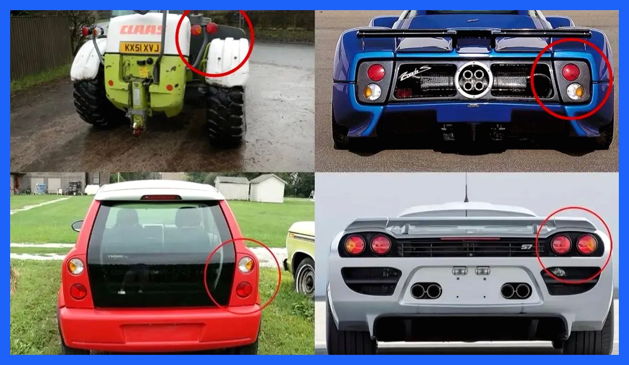 وقتی طراحی خودروهای ارزان‌قیمت در لوکس‌ترین‌ها نفوذ می‌کند: چراغ عقب تراکتور در پاگانی! (+تصاویر)