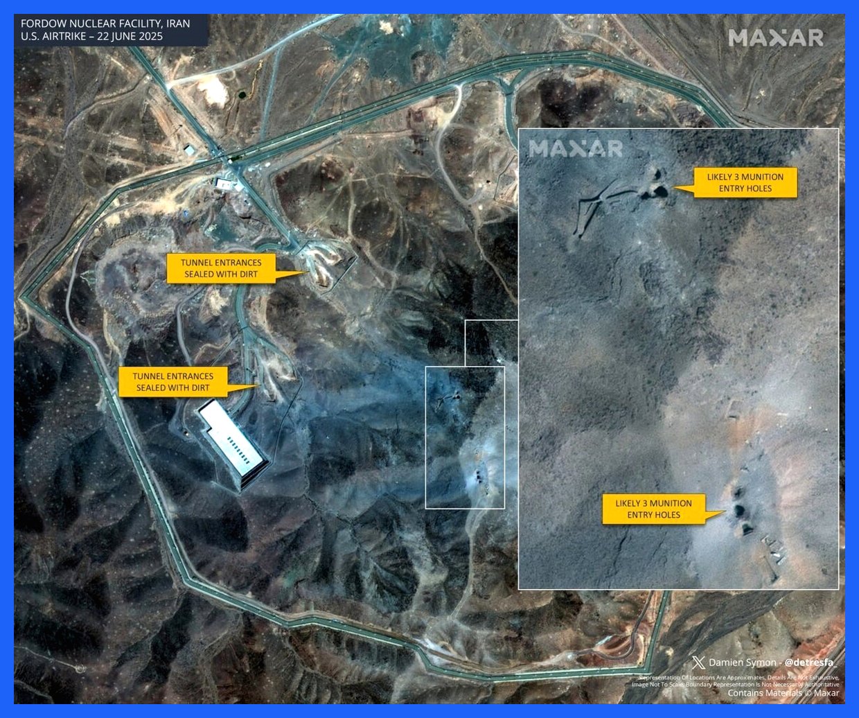 آمریکا به تازگی ارزیابی جدیدی درباره احتمال حمله به تأسیسات هسته‌ای ایران ارائه کرده است. بر اساس این ارزیابی، به نظر می‌رسد بخشی از اورانیوم غنی‌شده ایران در تأسیسات نطنز قرار دارد. این موضوع نگرانی‌های جدیدی را در سطح بین‌المللی به وجود آور