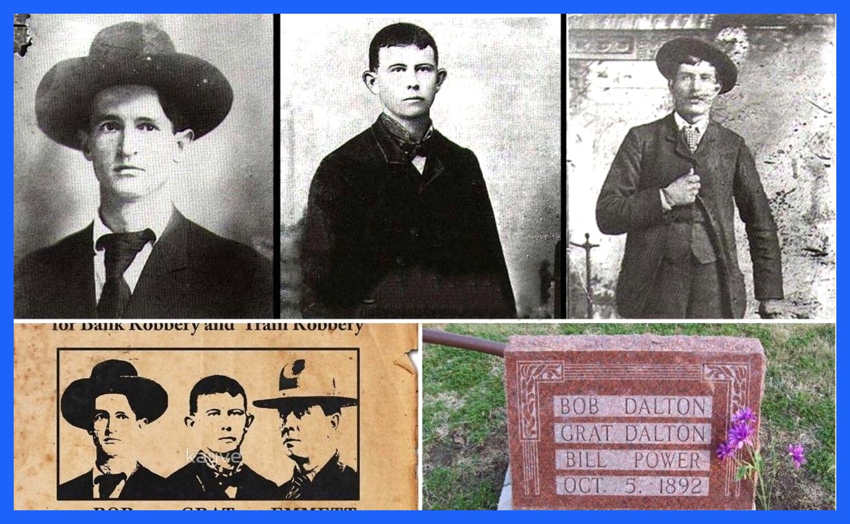 عکس جسد برادران دالتون: از چپ به راست