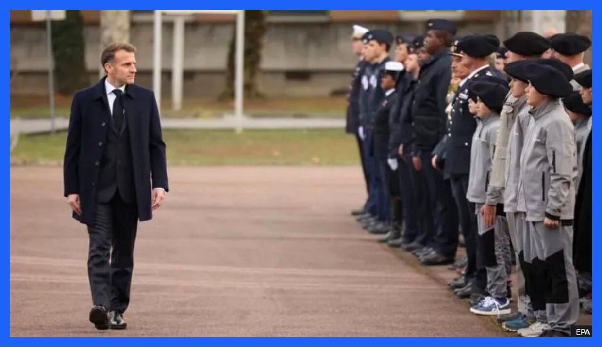 طرح جدید مکرون: خدمت سربازی در فرانسه با حقوق ۸۰۰ یورو برای جوانان