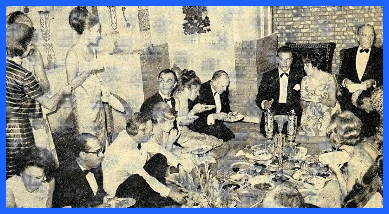 مهمانی سفیر آرژانتین در تهران در سال ۱۳۴۸ (عکس)