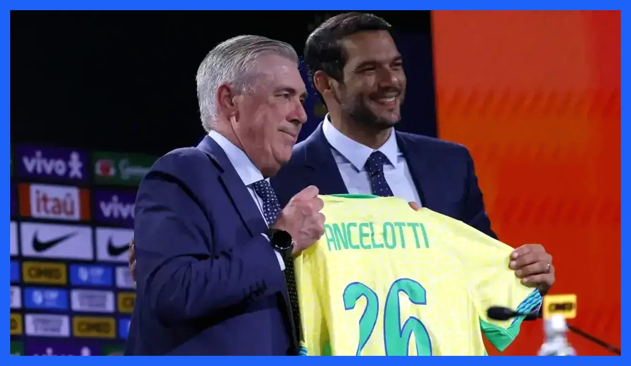 گفتگوها برای تمدید قرارداد آنچلوتی با برزیل تا سال ۲۰۳۰ آغاز شد