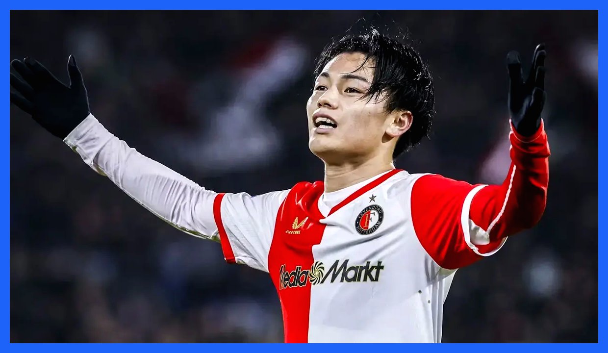 ژاپنی شگفت‌انگیز، آیاسه اوئدا؛ بالاتر از هالند، امباپه و کین، بهترین گلزن اروپا شد!