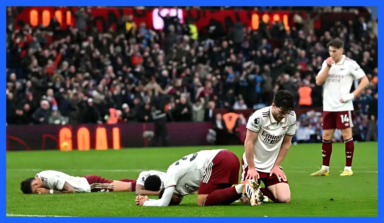 شگفتی‌سازی استون ویلا ادامه دارد؛ پیروزی ۲ بر ۱ برابر آرسنال و صعود به اوج قهرمانی