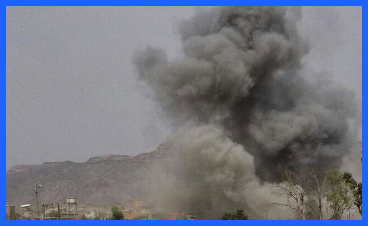 حمله عربستان به یک شهر مرزی یمن