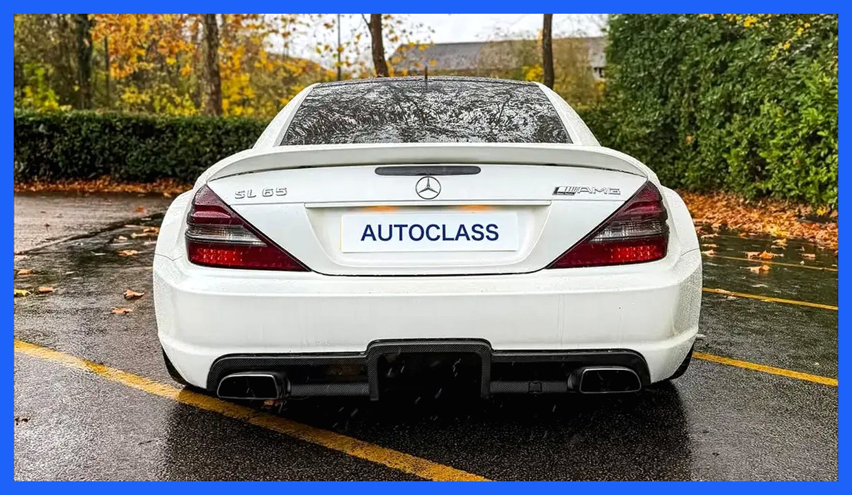 مرسدس بنز SL65 AMG بلک سریز؛ یک هیولای ۱۲ سیلندر(تصاویر)