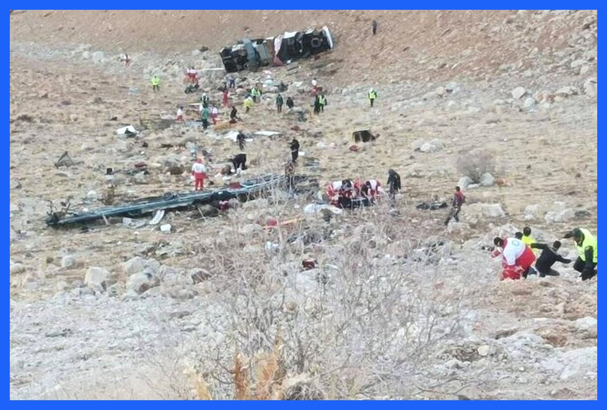 راننده اتوبوس واژگون شده تهران-یاسوج پیدا شد