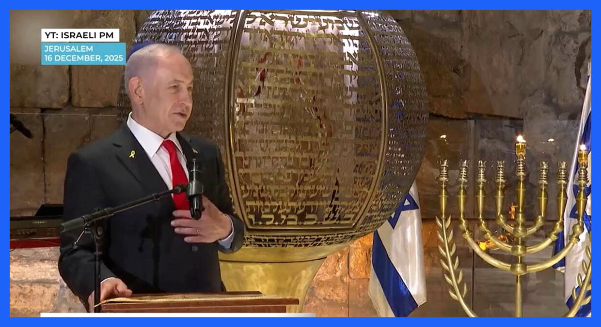 نتانیاهو: پیروزی یهودیان، ضامن وجود آمریکا است! (فیلم)