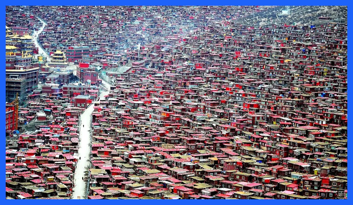 بزرگترین اقامتگاه بودایی جهان(عکس)