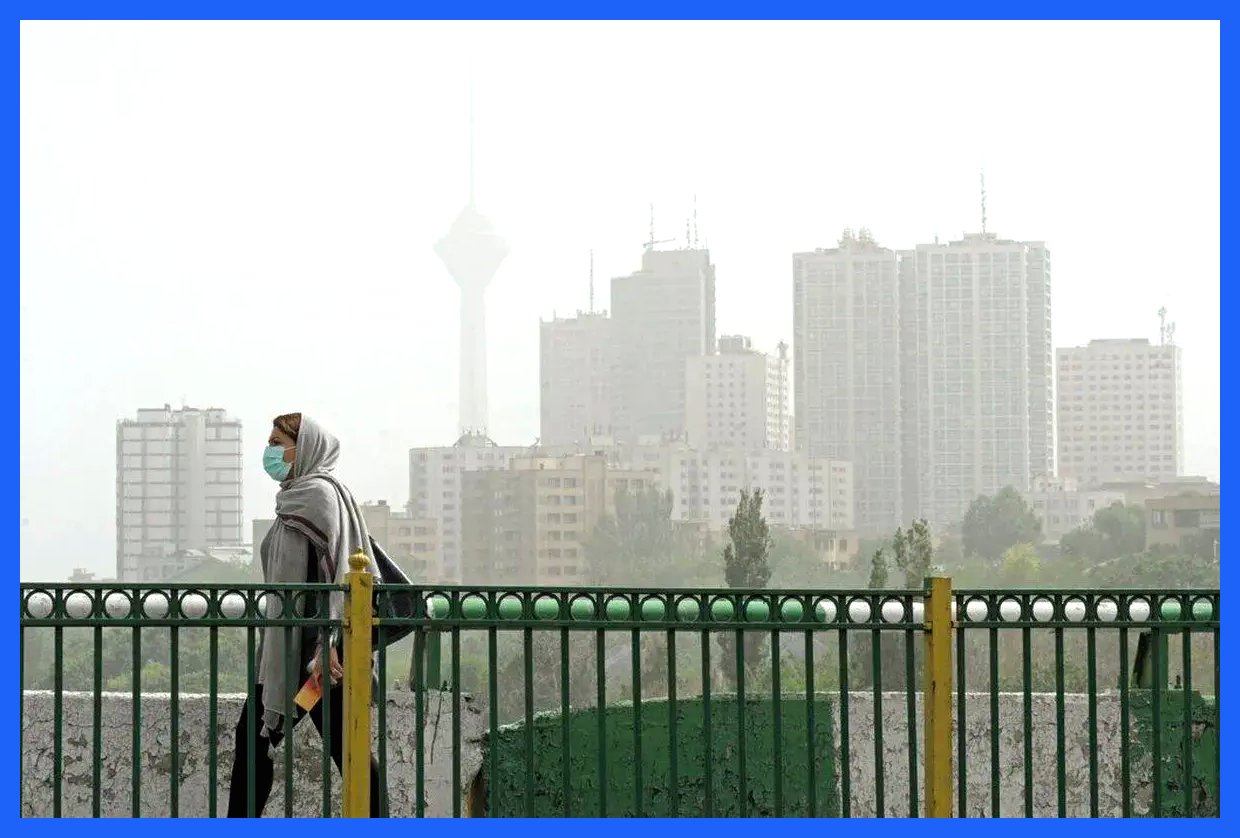 هوای تهران به شدت آلوده شده است