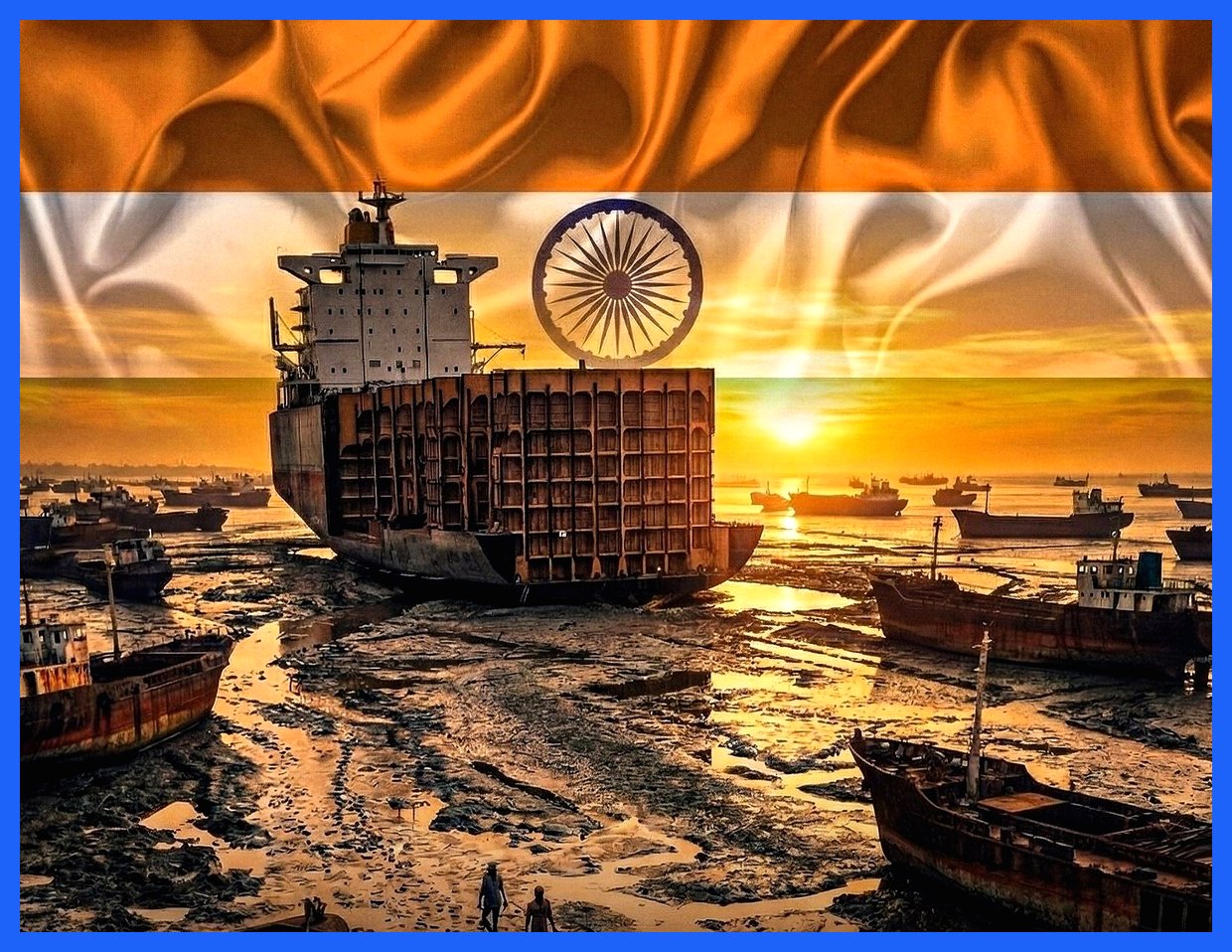 اینجا بزرگترین قبرستان کشتی در جهان است(تصویری)