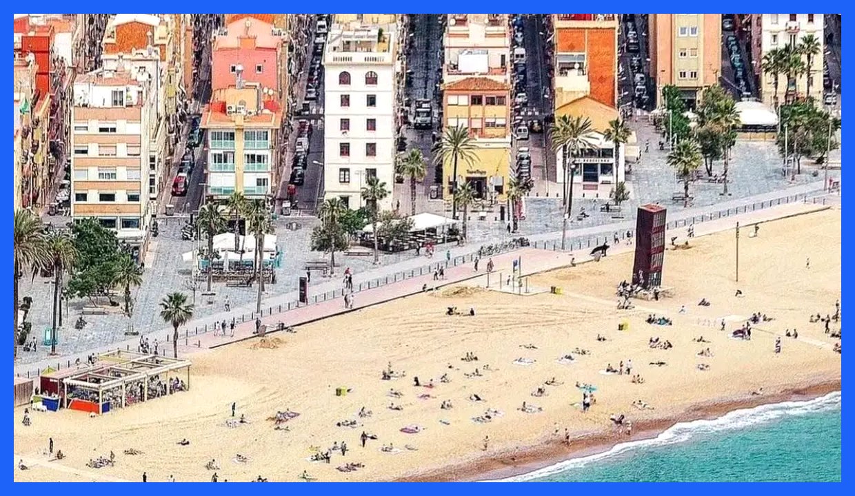 تصویری هوایی از «بارسلونتا»؛ جاذبه‌ای بی‌نظیر در دل بارسلون