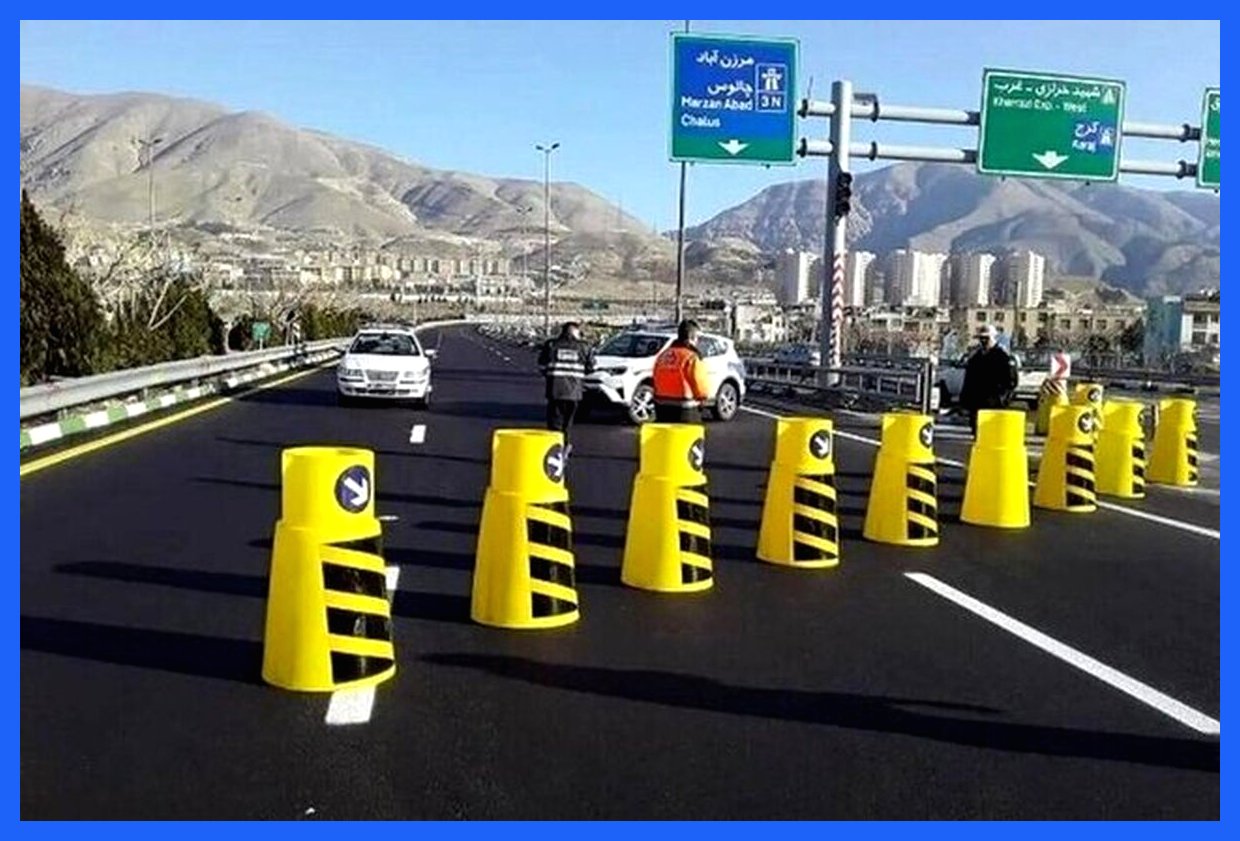 انسداد جاده‌های شمال برای اجرای عملیات عمرانی