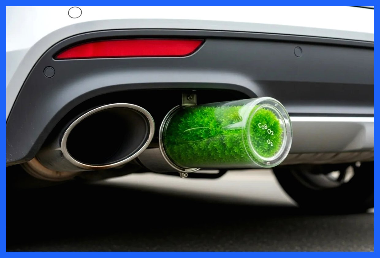 طرح نوآورانه دو دانش‌آموز: فیلتر جلبکی اگزوز خودرو برای هوای پاک‌تر