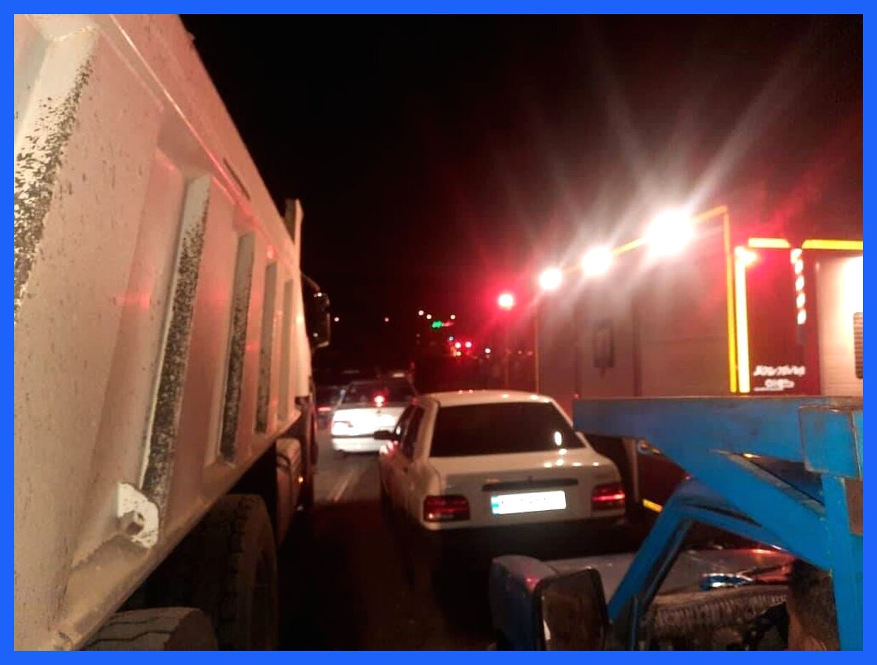 انحراف اتوبوس در جاده کوار - شیراز، ۱۶ نفر را مصدوم کرد