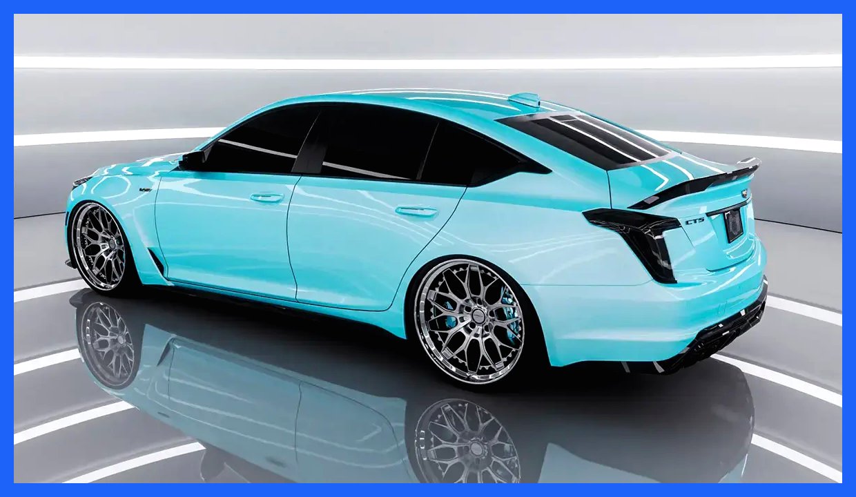 کادیلاک CT5-V بلک‌وینگ با رنگ جذاب «یخ قطبی متالیک» رونمایی شد (+عکس)