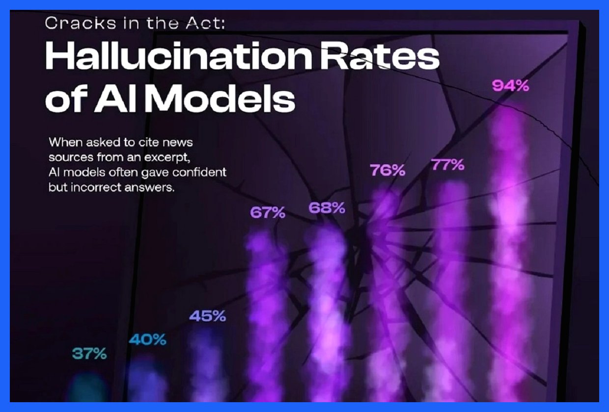 میزان توهم زدن مدل‌های هوش مصنوعی بر اساس پاسخ‌های نادرست یا ناقص (+ اینفوگرافی)