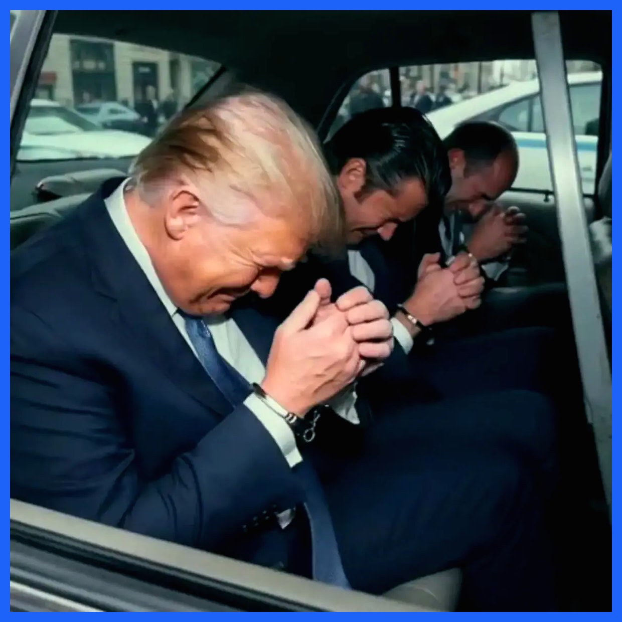 فرماندار کالیفرنیا، ترامپ را با کمک هوش مصنوعی دستبند زد! (فیلم)