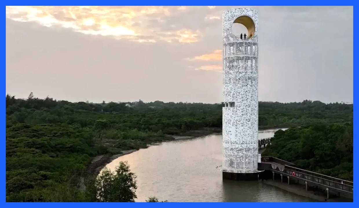 «برج ماه»؛ جاذبه‌ای بی‌نظیر در تالاب مانگرو برای علاقمندان به رصد آسمان (+تصاویر)