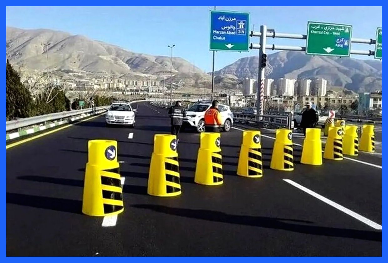 انسداد جاده‌های شمال برای اجرای عملیات عمرانی