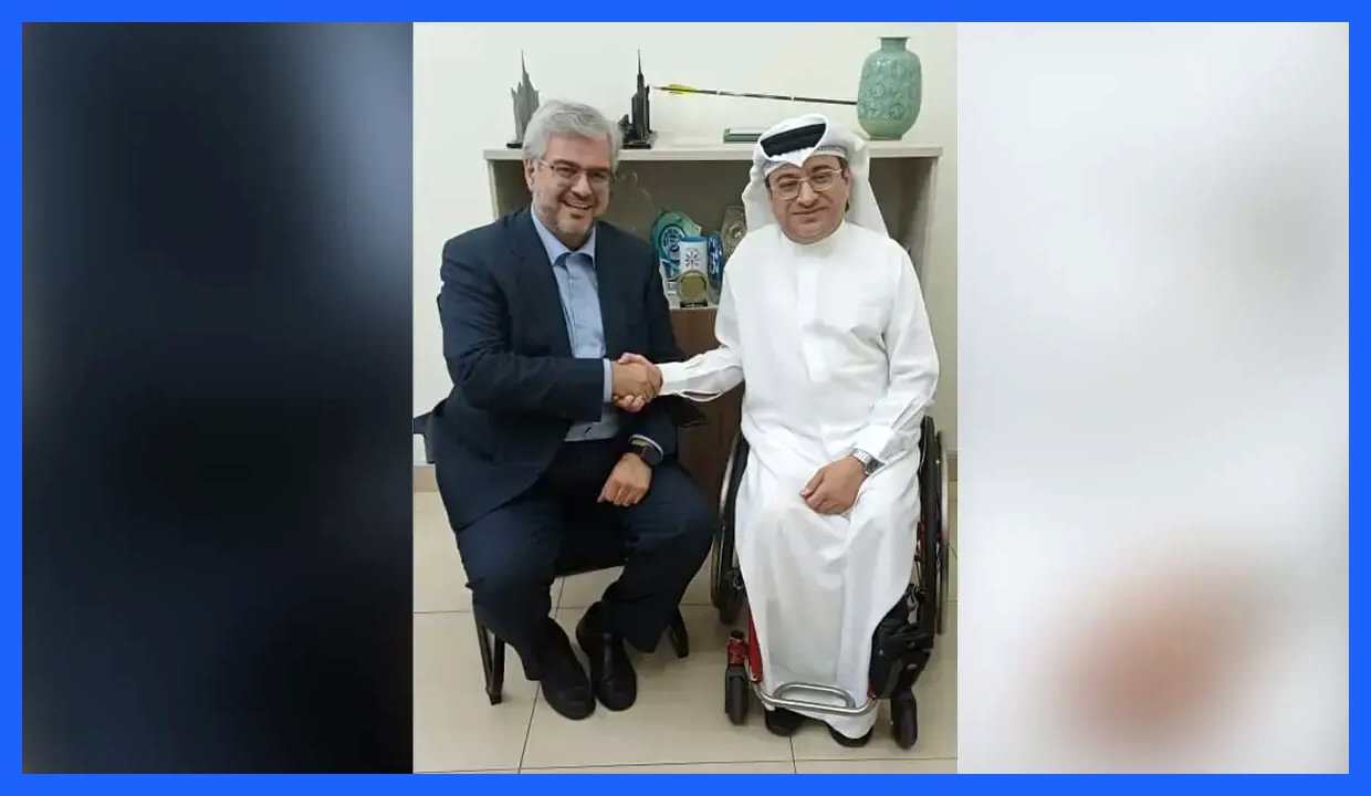 نشست سرکنسول ایران در دبی با رئیس پارالمپیک آسیا؛ تلاش برای تسهیل حضور کاروان ورزشی ایران در پاراآسیایی جوانان ۲۰۲۵