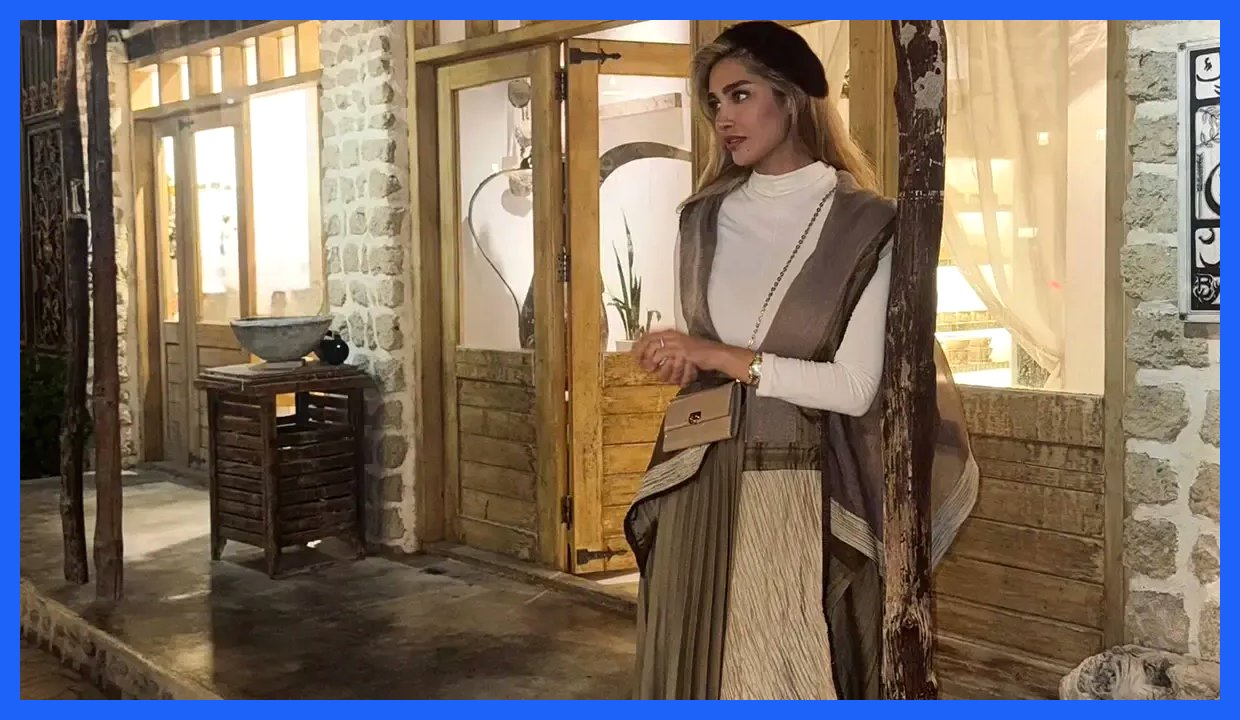 آناشید حسینی در جزیره کیش؛ استایل ساحلی شیک و راحت طراح لباس (عکس)