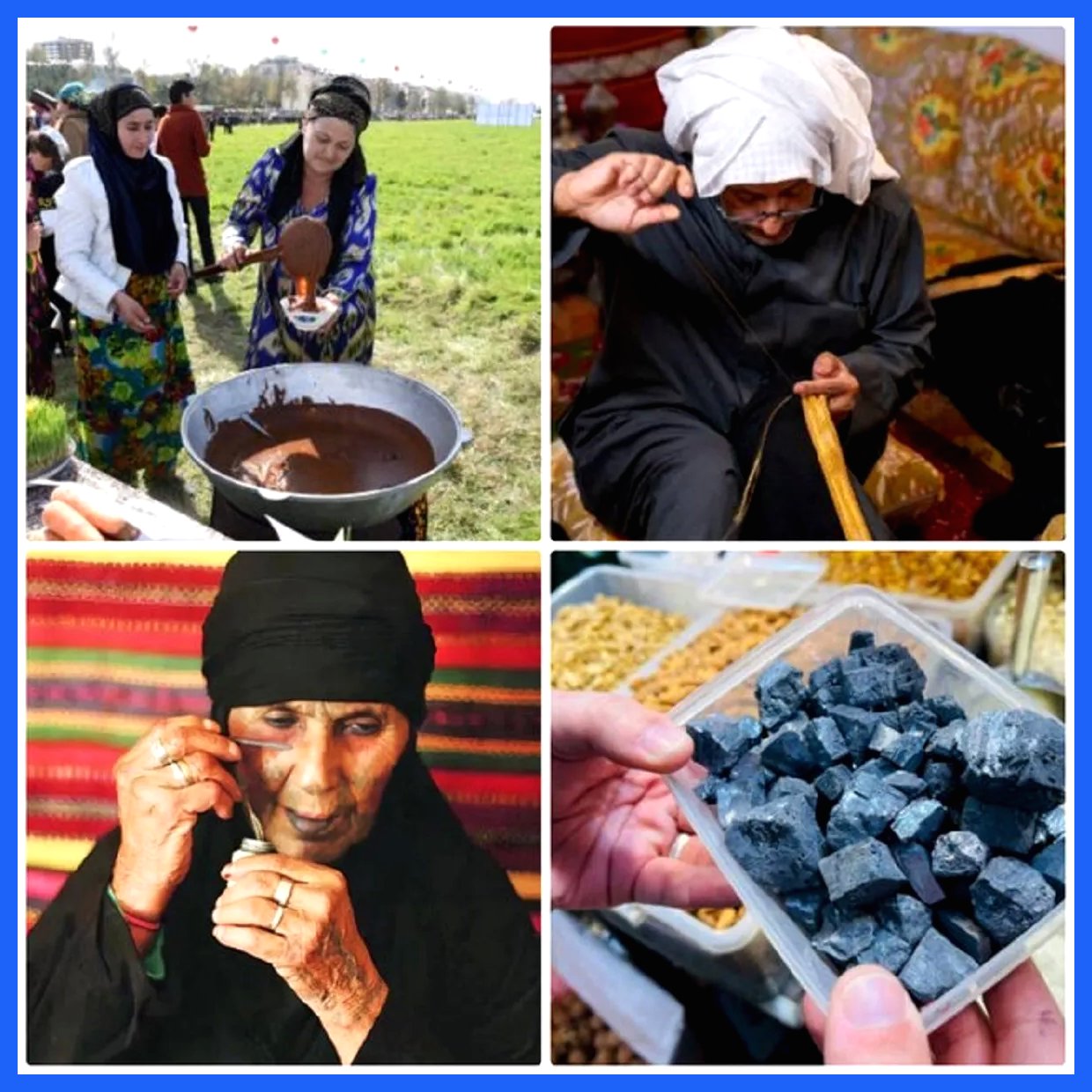 ثبت جهانی میراث فرهنگی: سمنوپزی، سرمه و عبای عربی