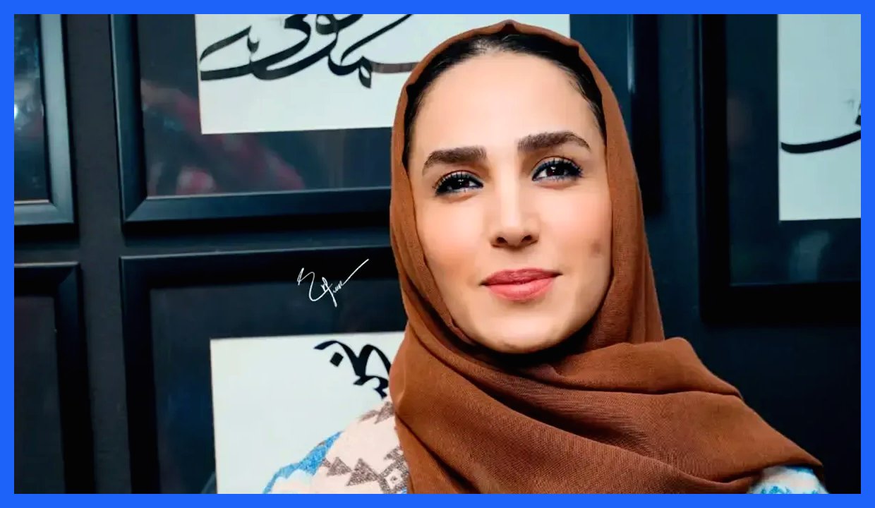 تیپ هنری سوگل طهماسبی در مراسم رونمایی از کتاب «من شاعر نیستم» (عکس)