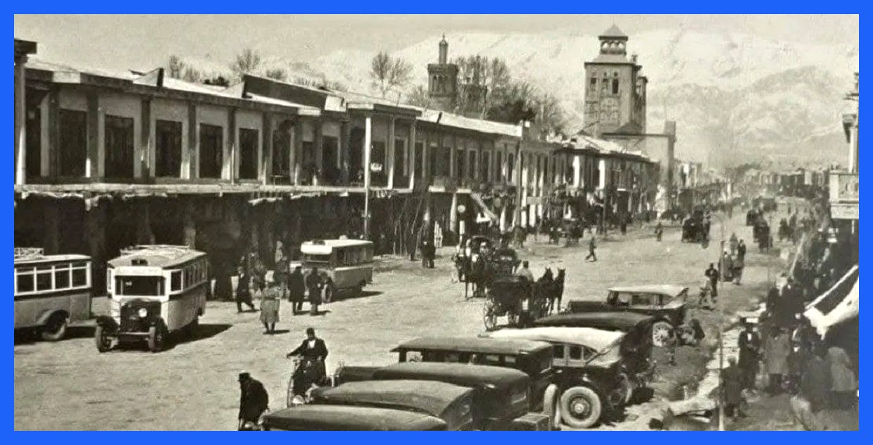 ایستگاه شمس العماره در سال ۱۳۱۱(عکس)