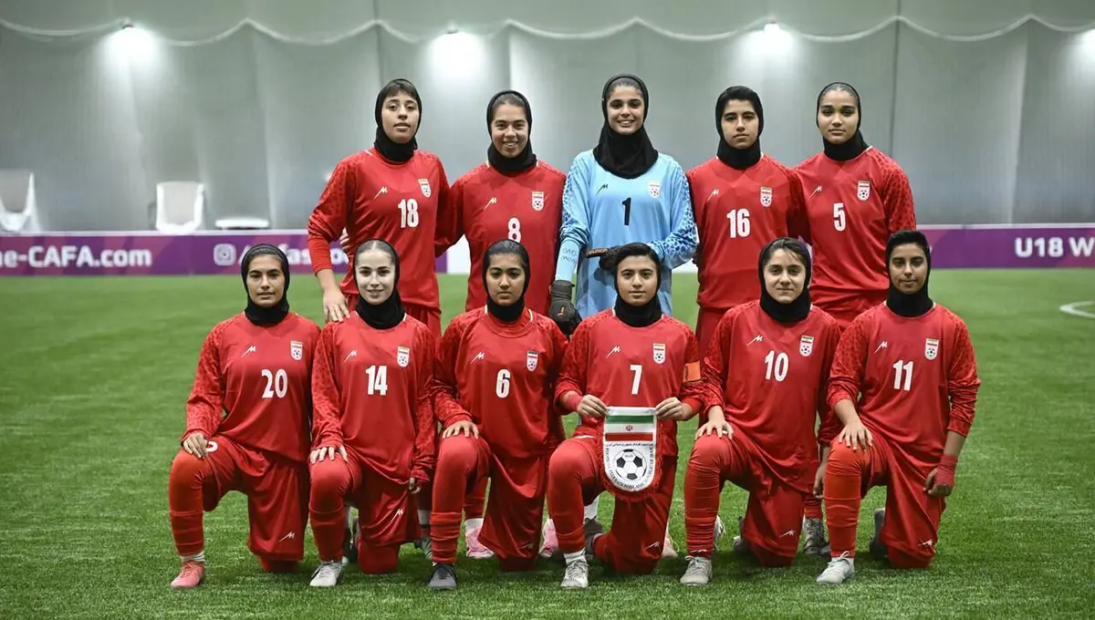 فوتبال دختران زیر ۱۸ سال ایران سوم آسیا شد؛ پایان کار تیم ملی در تورنمنت کافا با شکست مقابل میزبان