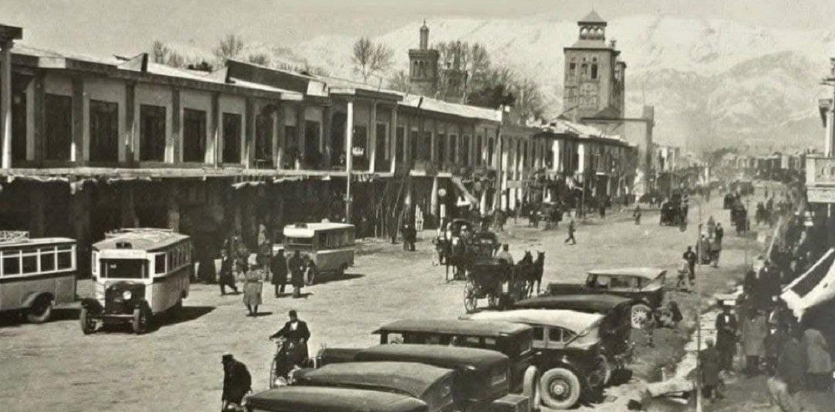 ایستگاه شمس العماره در سال ۱۳۱۱(عکس)