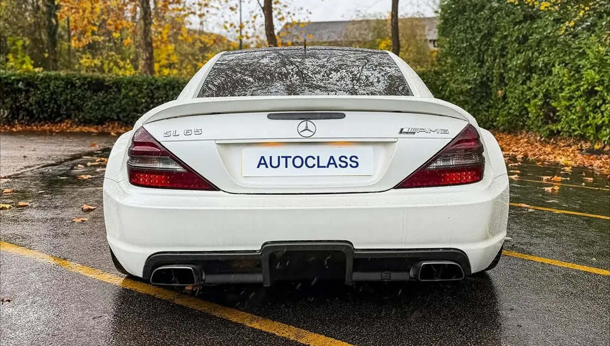 مرسدس بنز SL65 AMG بلک سریز؛ یک هیولای ۱۲ سیلندر(تصاویر)