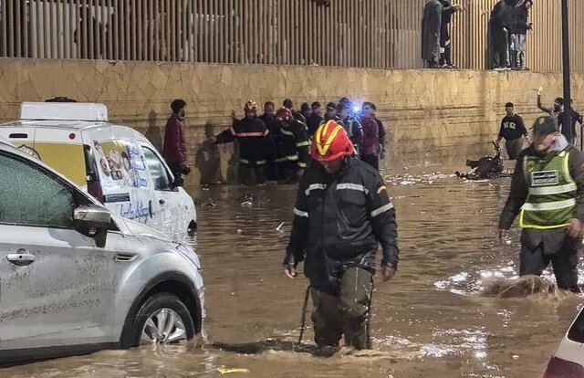 مرگ و میر سیل در مراکش به ۴۱ نفر افزایش یافت